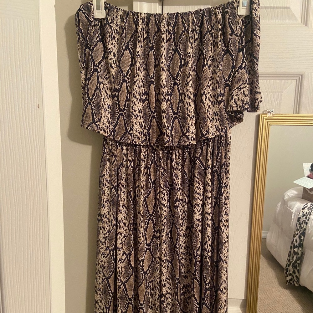 Snakeskin jumpsuit ( never worn)